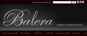 John Potter Designs Web Design for BaleraBallroom.com