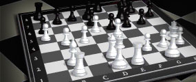 Digital Illustration of a chess game using Adobe Illustrator